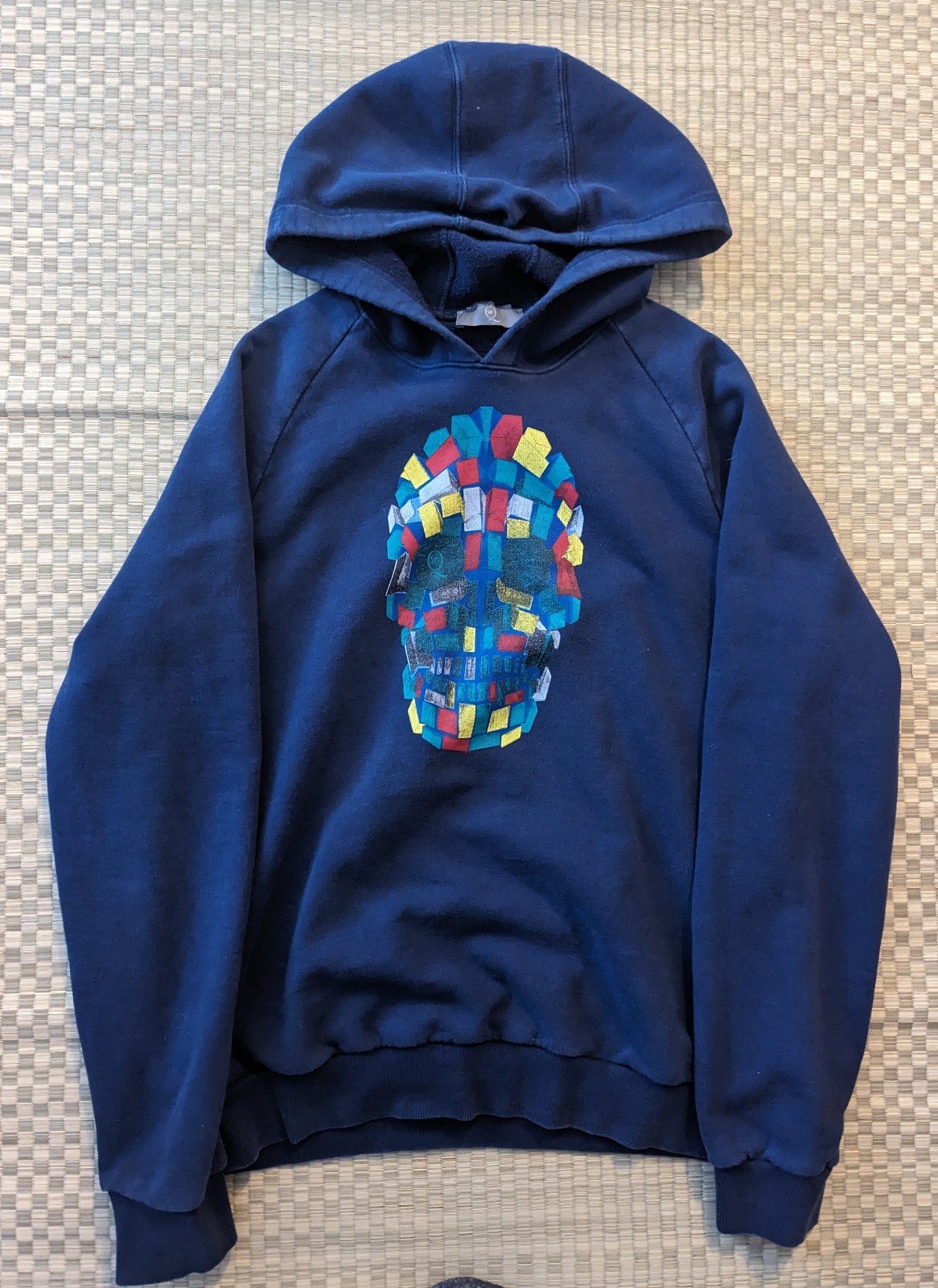 SOLD OUT Alexander McQueen Crystal Skull Hoodie Men's Size Large Made in Italy