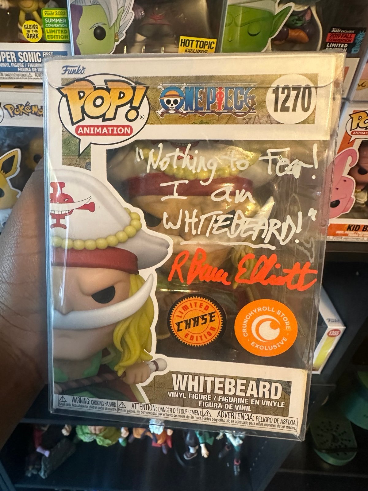 Funko Pop WhiteBeard sign