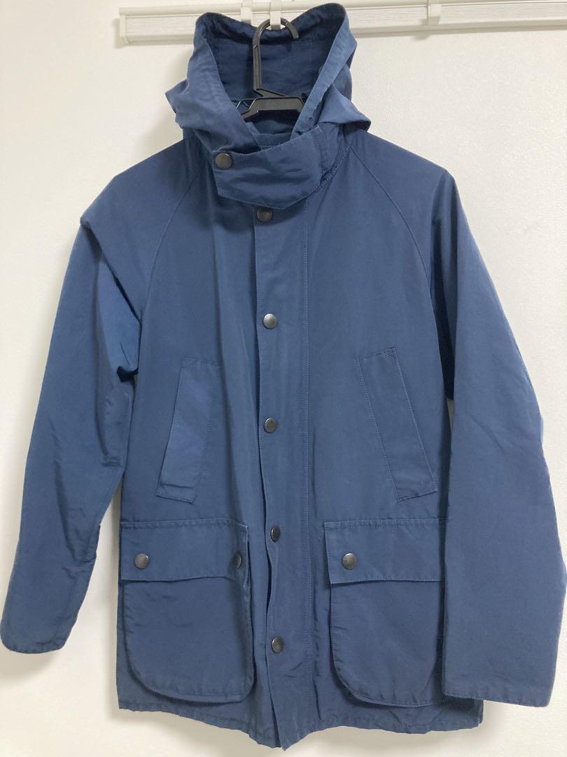 Barbour Hooded Jacket S Navy