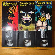 Violence Jack Vol. 1-3 Complete Anime RARE VHS