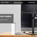 Dual 38 Vertical Ultrawide Monitor Mount Stand Two Stacked 26.5 lbs Screens