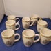 Vintage Thomson Pottery Cottage Birdhouse Coffee/Tea Cups Set of 8