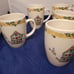 Vintage Thomson Pottery Cottage Birdhouse Coffee/Tea Cups Set of 8