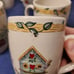 Vintage Thomson Pottery Cottage Birdhouse Coffee/Tea Cups Set of 8