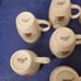 Vintage Thomson Pottery Cottage Birdhouse Coffee/Tea Cups Set of 8