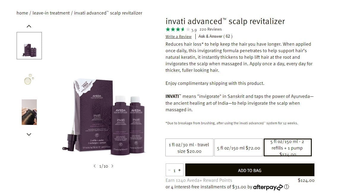 aveda scalp revitalizer