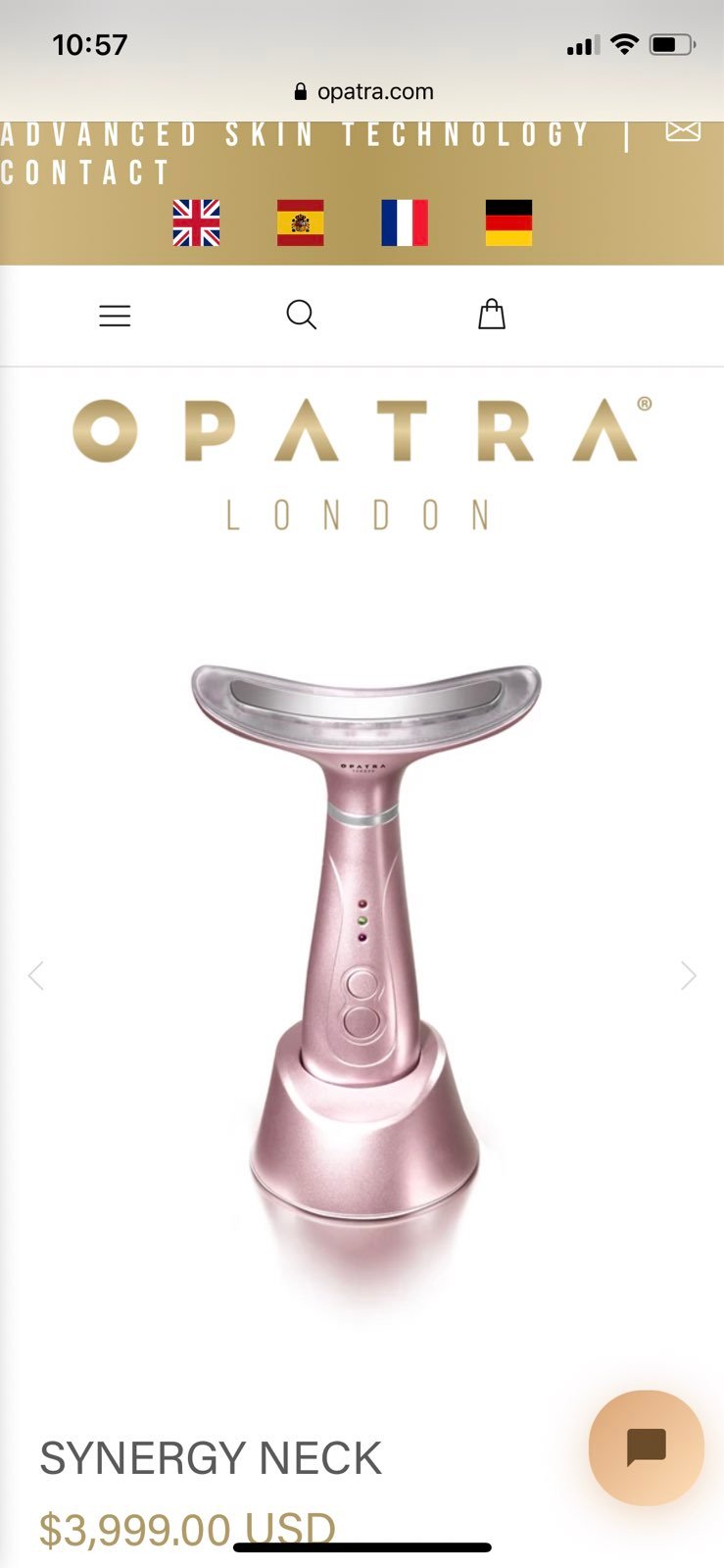 Synergy neck device to firm neckline