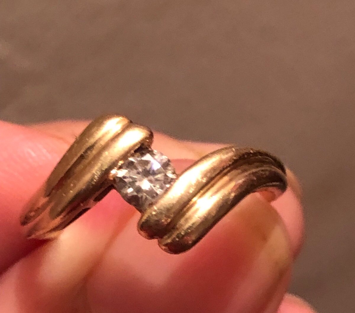 14k Diamond Gold Ring