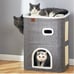 2-Storey Cat House for Indoor Cats Bed, Covered Cat Beds & Furniture