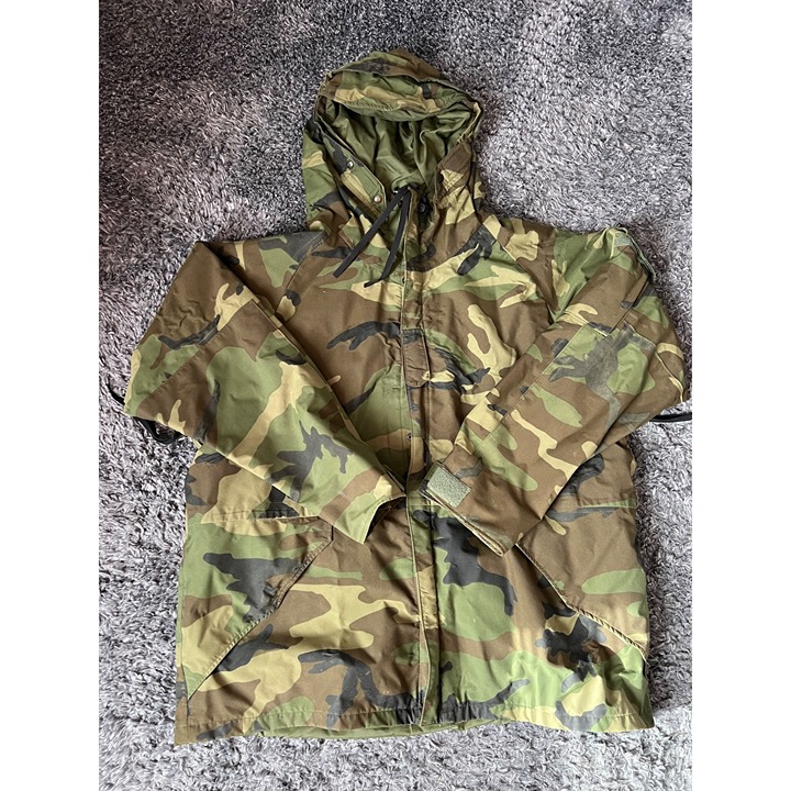 Vintage Military Camouflage Cold Weather Parka Size XL Z1