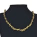 22 Womens 18K Gold Barbed Wire Chain Link Necklace Ladies 18 Karat New Jewelry