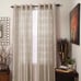 4 x Maggie Grommet Curtain Panel Beige