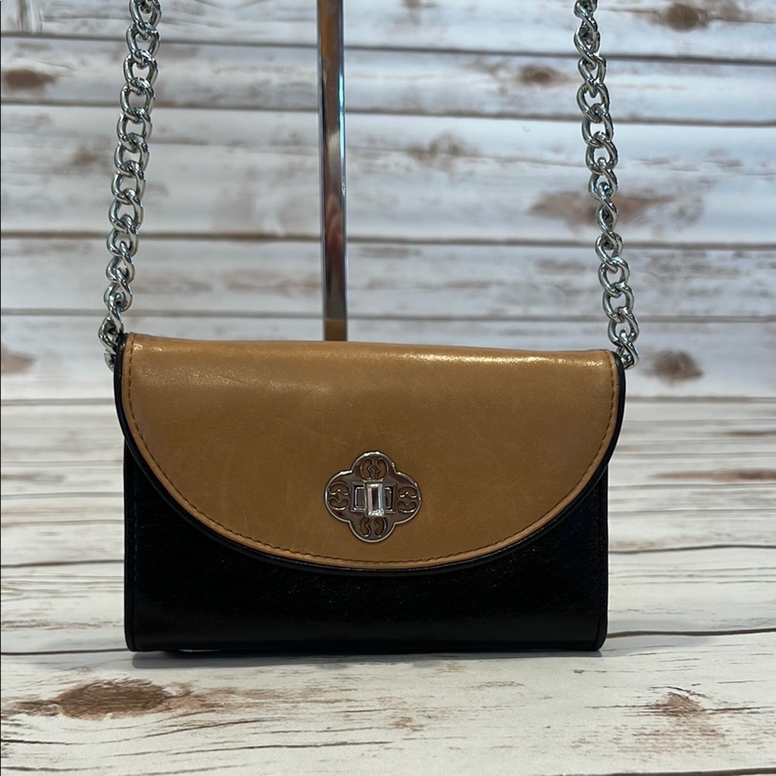 My Flat In London Leather Crossbody Bag