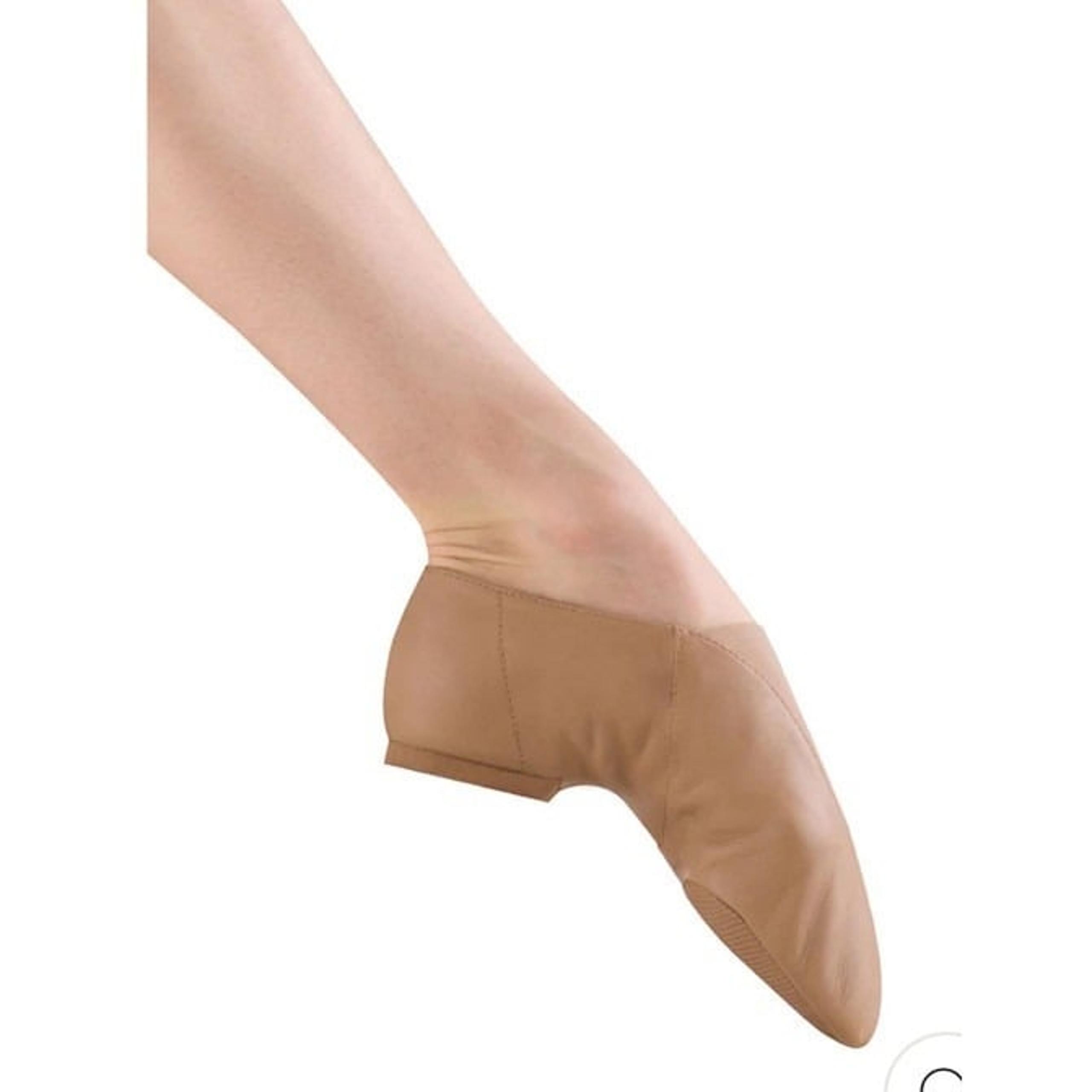 New In Box! Bloch Girls, Size 10.5, S0407G Tan Pulse Jazz Dance Shoes