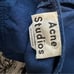 Acne Studios Blue Mini Tunic T-Shirt Dress | Size S