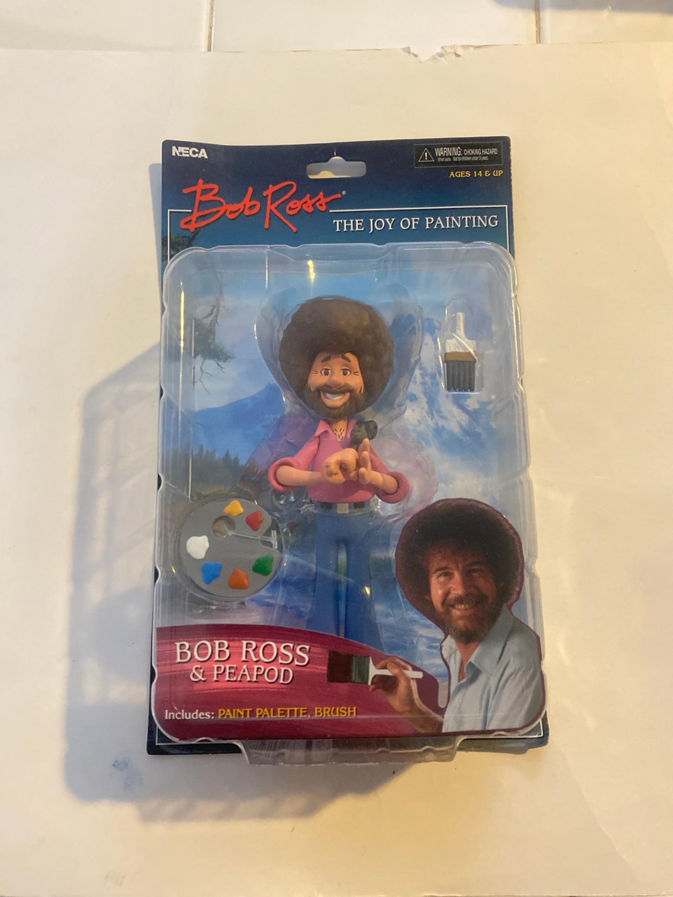 NECA Bob Ross with Peapod Action Figure