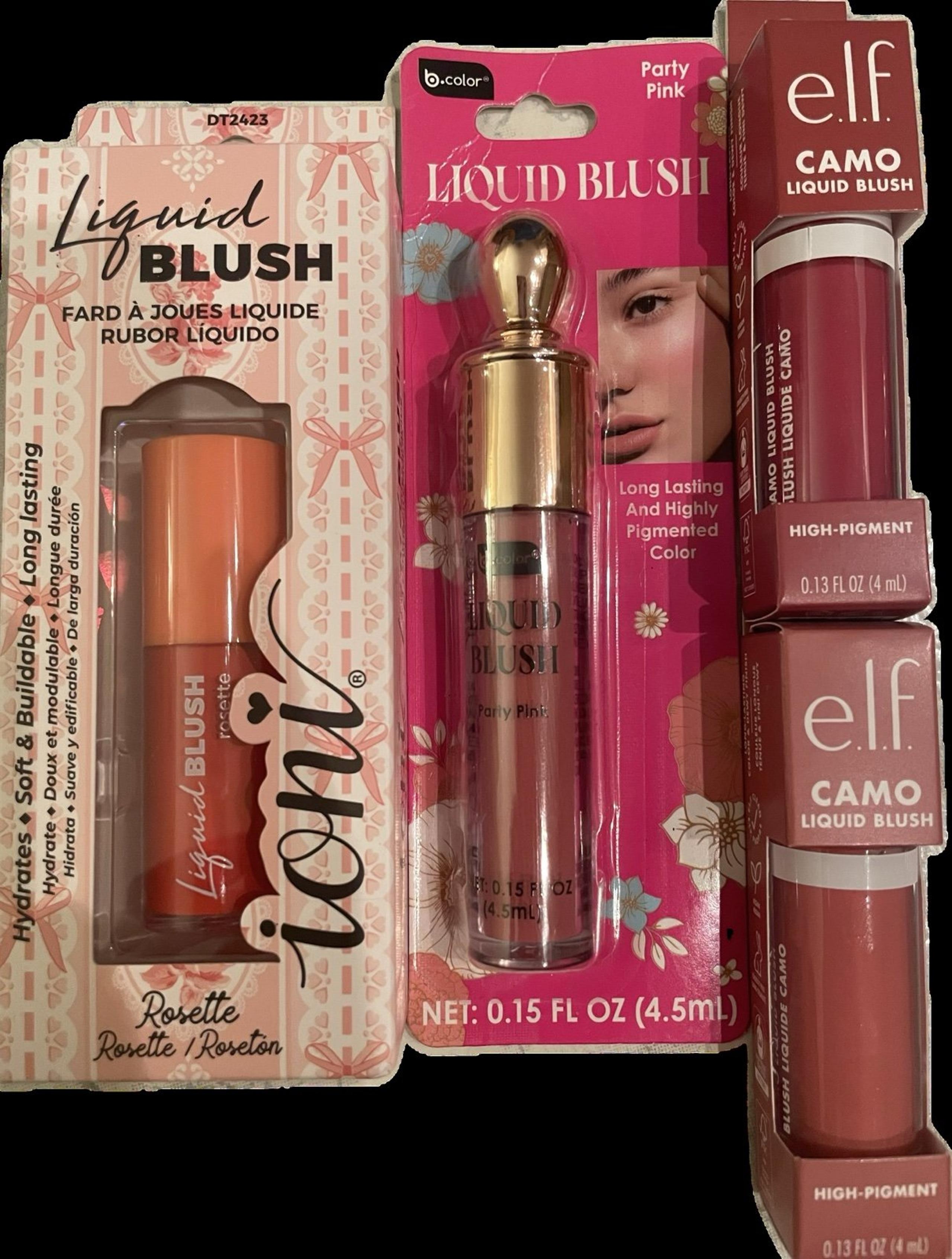 Liquid Blush bundle - elf, ioni, b•color - BRAND NEW