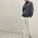 New Men's Everlane The Track Hoodie Dark Heather Gray Size Medium