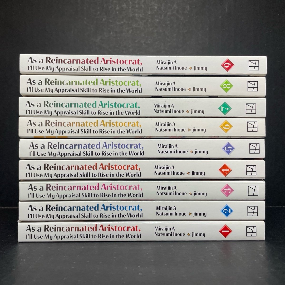 As a Reincarnated Aristocrat Manga Volumes 1-9 Brand New English Authentic