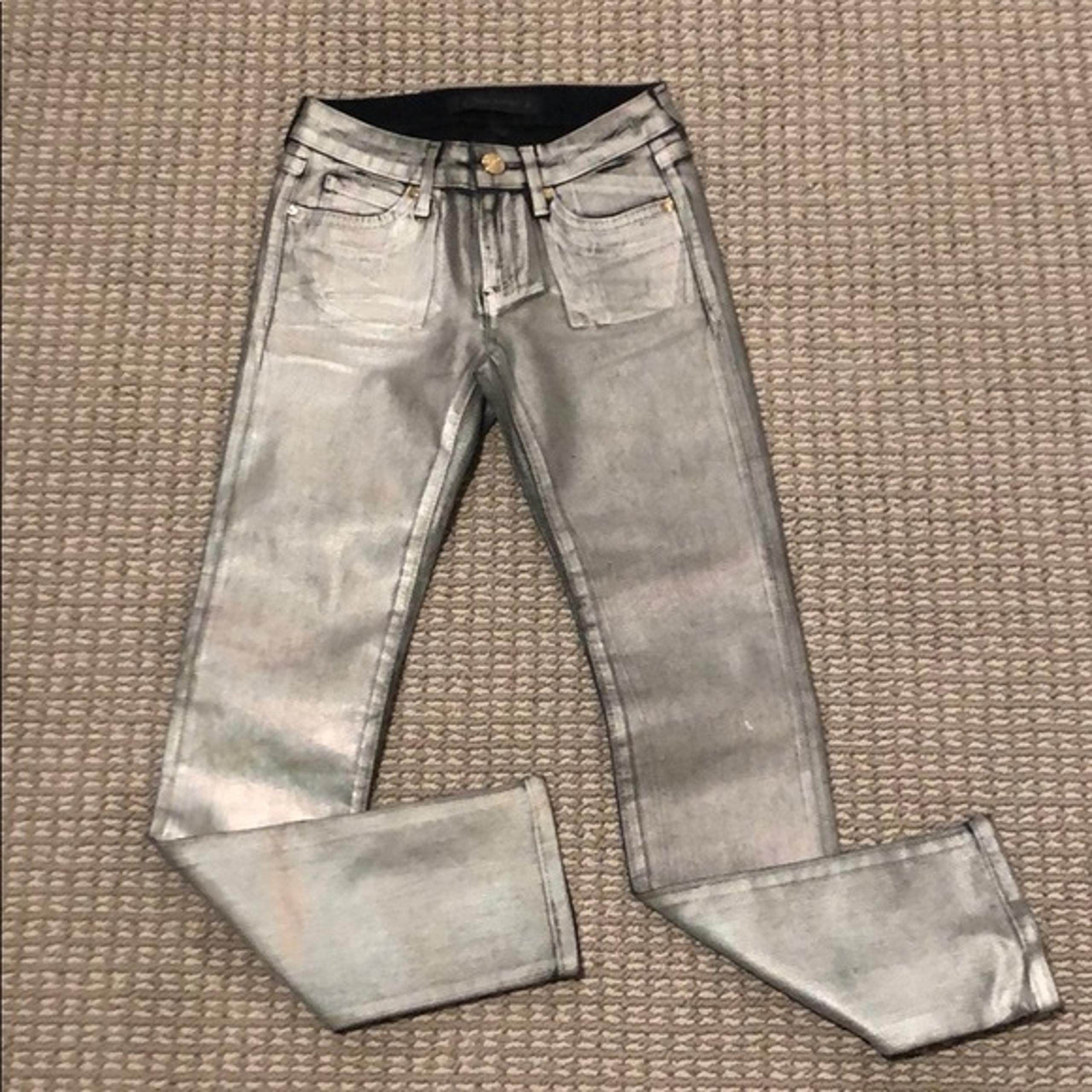 Juicy Couture silver jeans skinny jeans