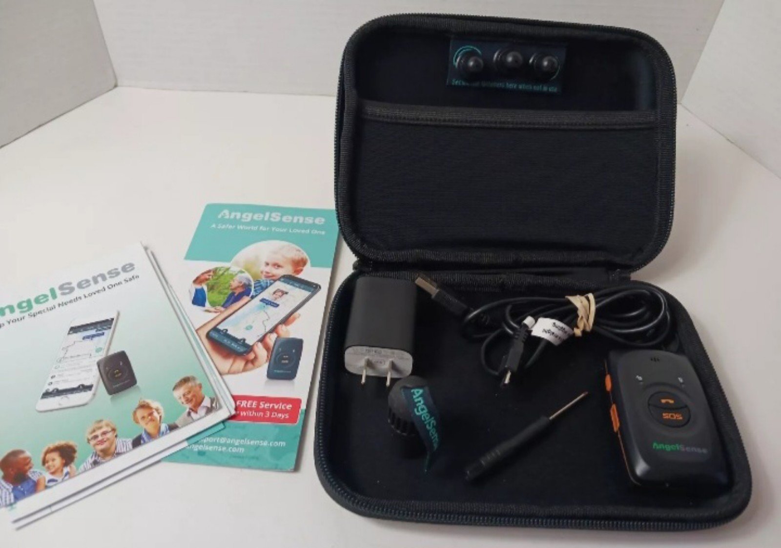 AngelSense Personal GPS Tracker for Kids Teen Autism Special Needs Elderly