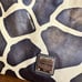 Dooney and Bourke Giraffe Print Leather Handbag Purse Handle No Fob
