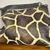 Dooney and Bourke Giraffe Print Leather Handbag Purse Handle No Fob
