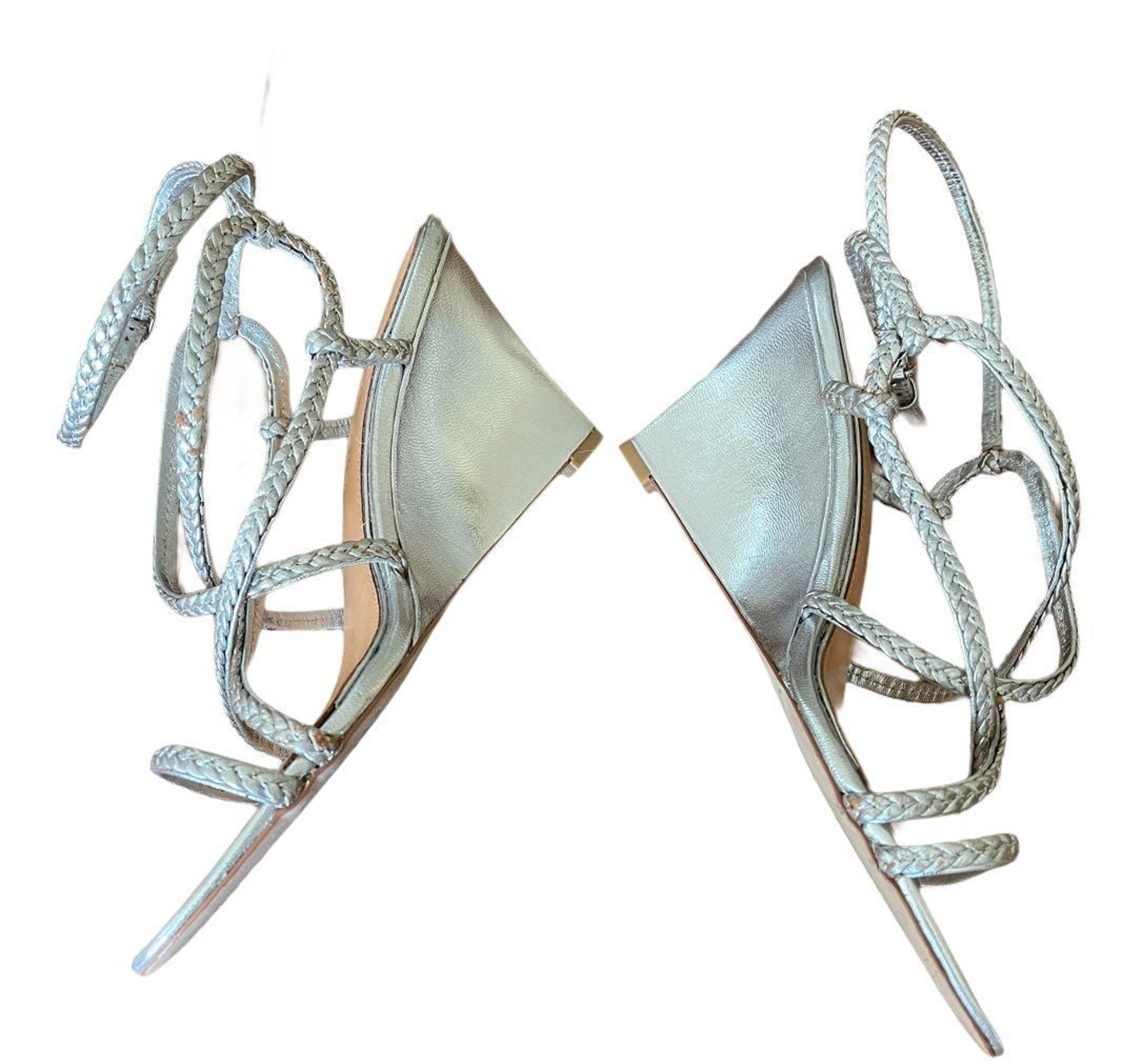 Badgley Mischka Strappy Wedge Sandals