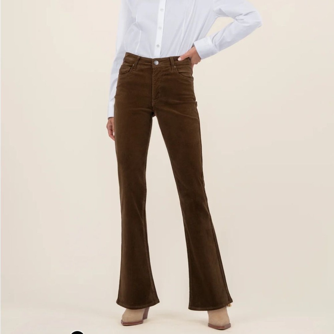 New Kut From The Kloth Ana Corduroy High Rise Flare Jeans