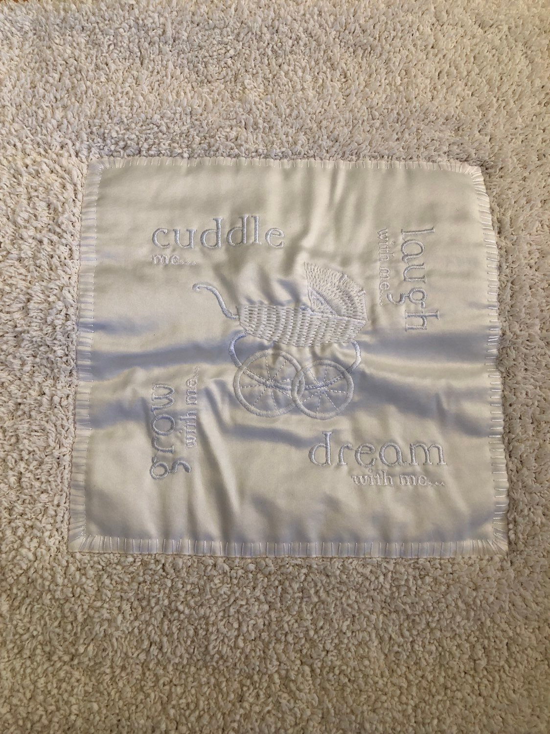 Barefoot Dreams Cream Baby Security Blanket