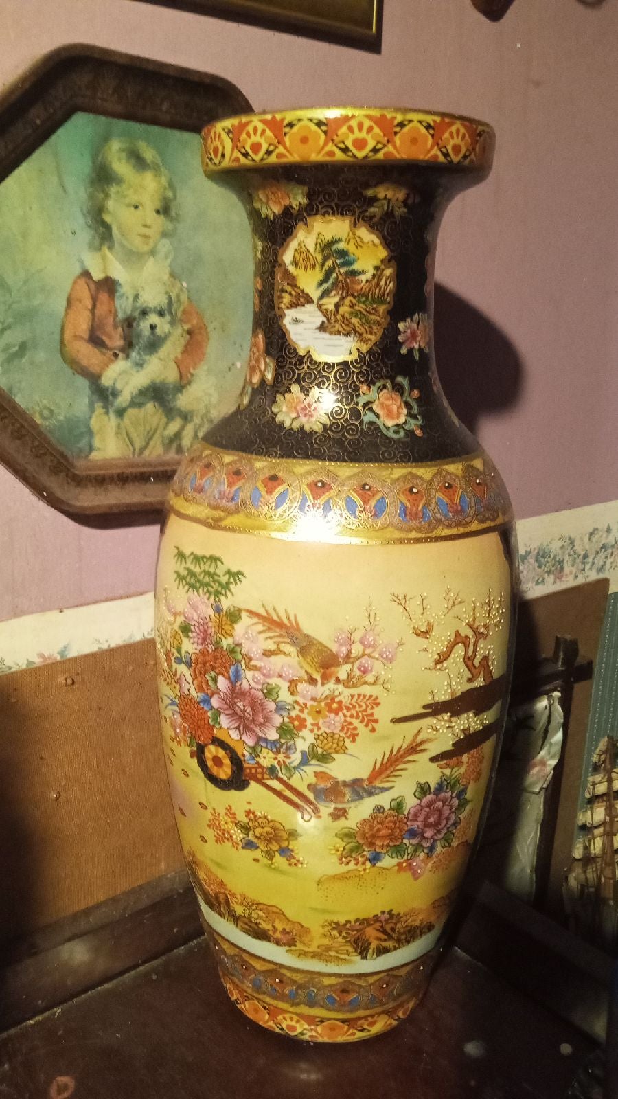 Vasevery large vintage Satsuma vase