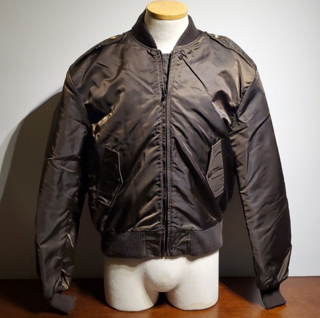 Vintage New Spiewak Golden Fleece Satin Flight Jacket