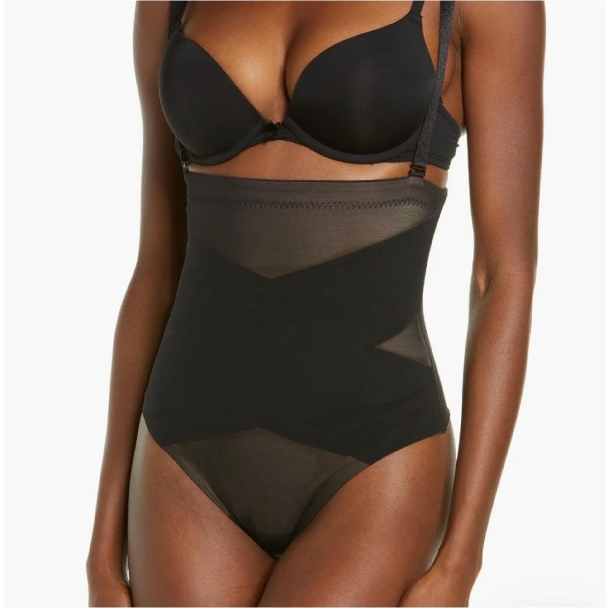 HoneyLove Black/Nude SuperPower Thong