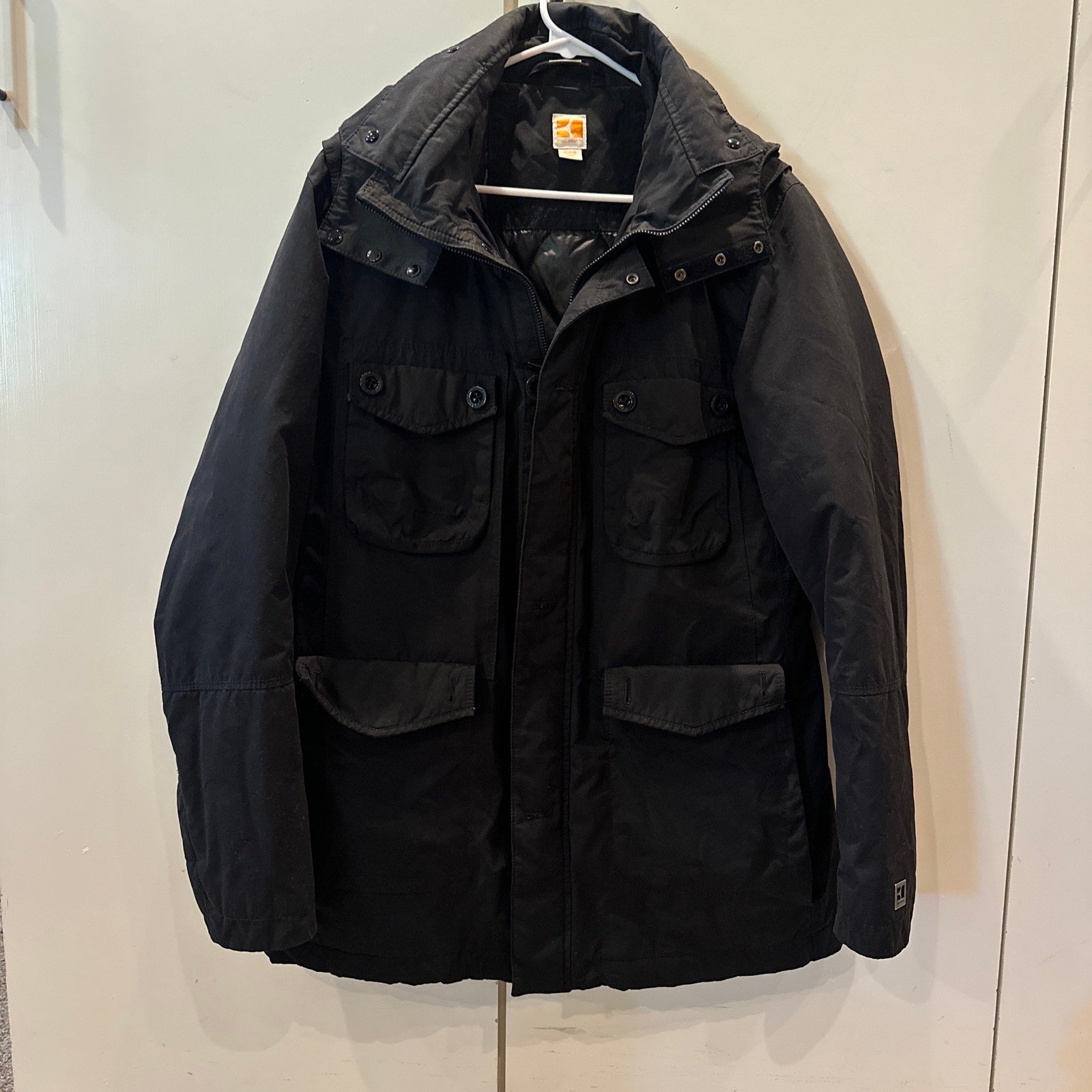 hugo boss orange coat jacket 43 R. Excellent Condition