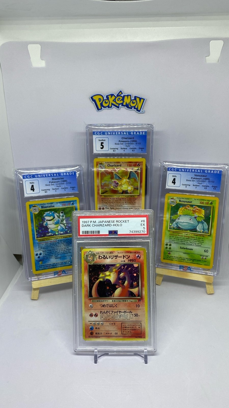 Pokémon Big 4 Lot Graded / Submission