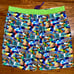 Robert Graham Mambo Woven Vintage Cars Colorful Swim Trunks Size 3XLT