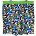Robert Graham Mambo Woven Vintage Cars Colorful Swim Trunks Size 3XLT