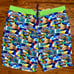 Robert Graham Mambo Woven Vintage Cars Colorful Swim Trunks Size 3XLT