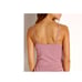 Lacausa Womens Paris Cami Rosewood Organic Cotton Pointelle Knit Cropped Pink XL