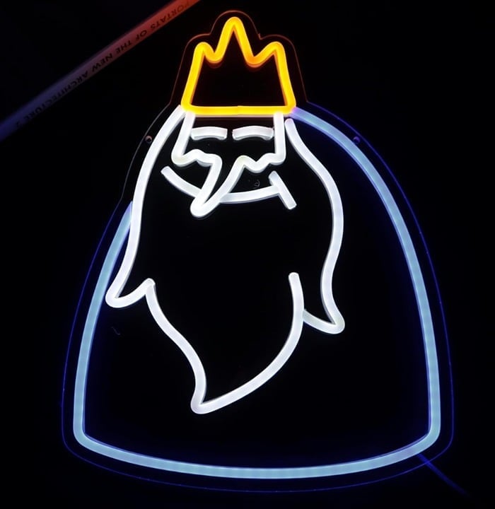 Fun Bright Adventure Time Ice King LED Night Light Room Wall Cartoon Decoration