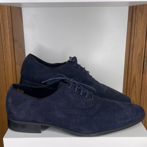 Zara Man Dark Blue Dress Shoes - 43