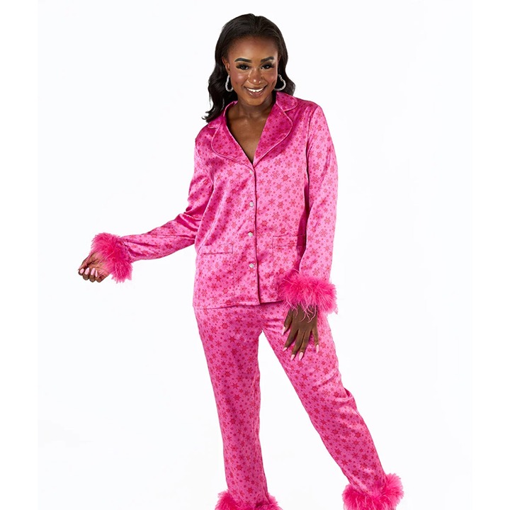 NWT! Buddy Love Pink Danica Loungewear 2 Piece Pink Frostbite - Size Large