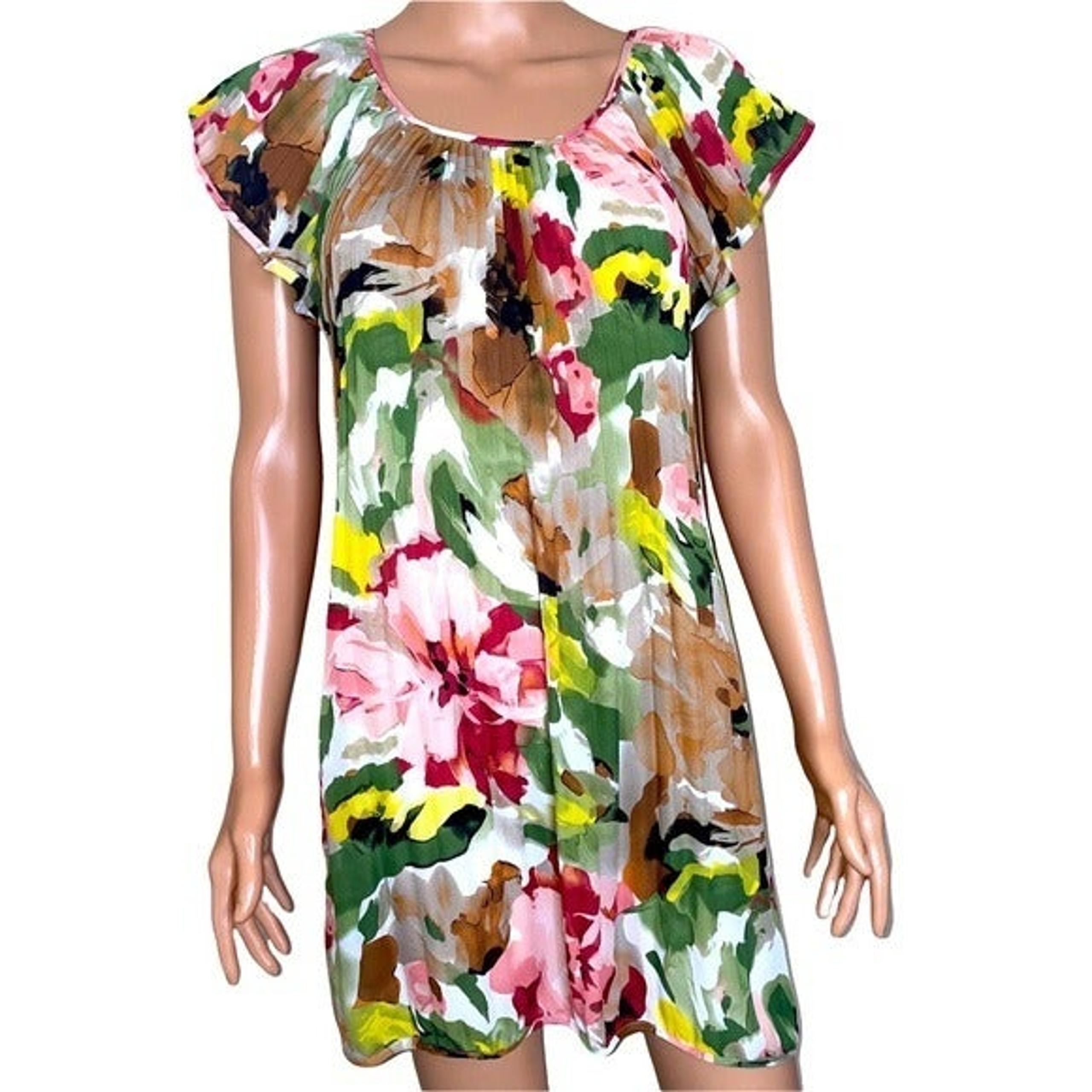 Sunny Leigh according floral dress SZ L