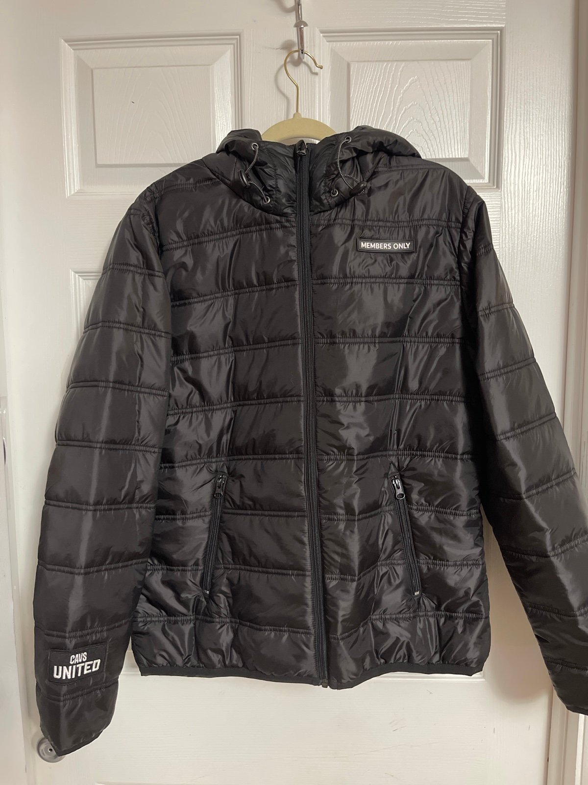 Members Only Cleveland Calaviers Quilted Puffer Jacket