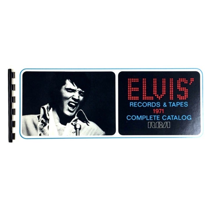 Elvis Presley 1971 RCA Records and Tapes Catalog Booklet
