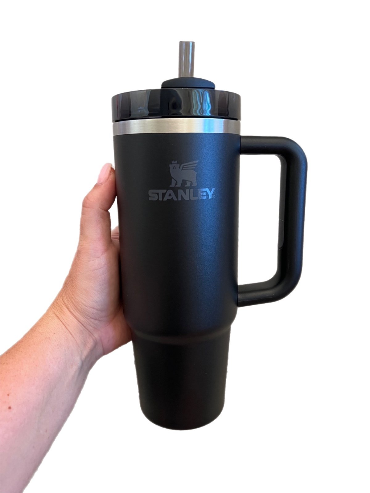 Black Stanley 30 oz Quencher Tumbler