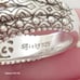 BARBARA BIXBY STERLING SILVER & 18KT.GOLD AMETHYST & CZ FLOWER RING- SZ8