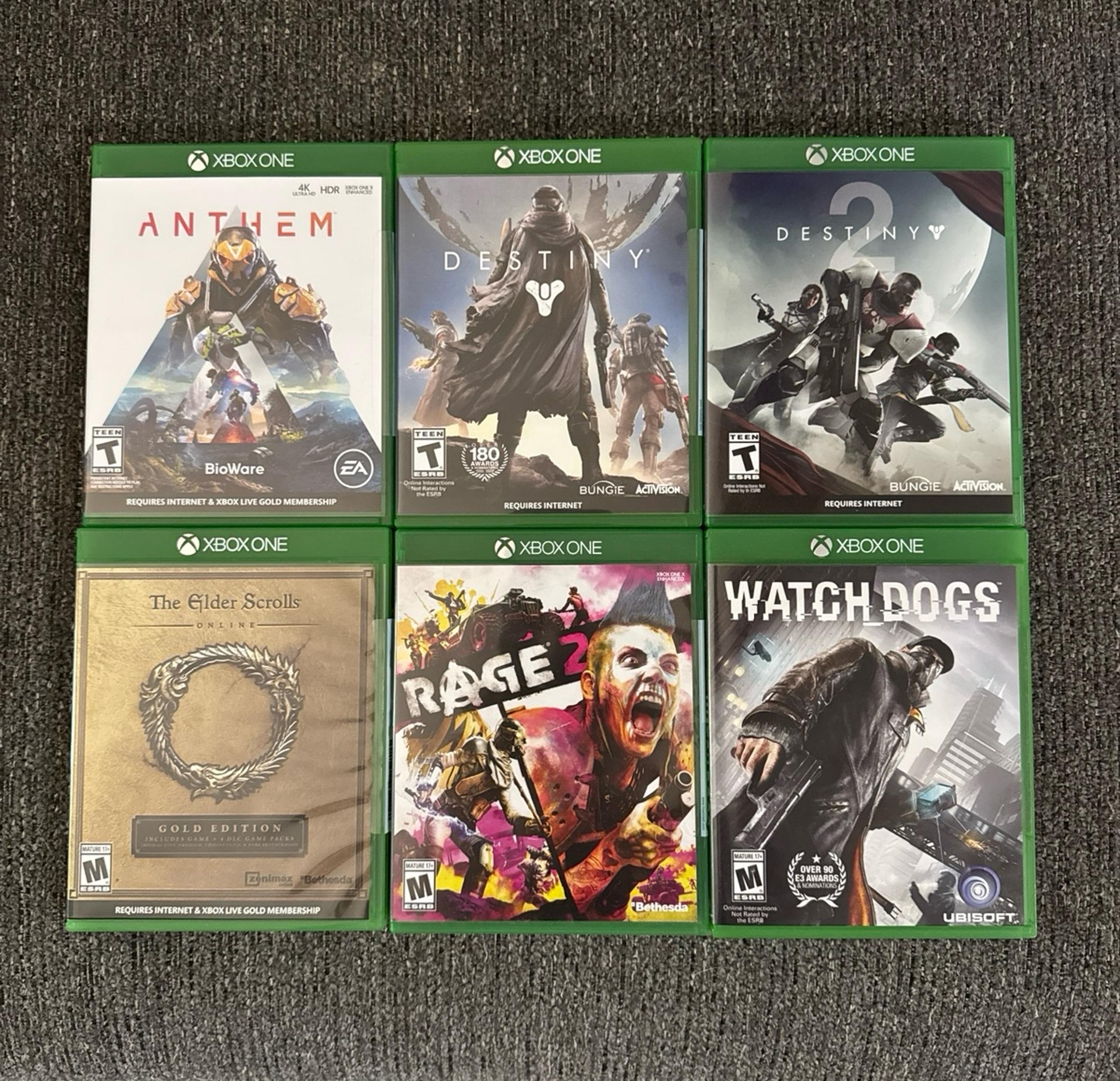 Xbox One Game Lot - 6 Games