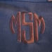 CB Station Navy Blue Canvas & Leather Market Tote - Brown Monogram “MSM
