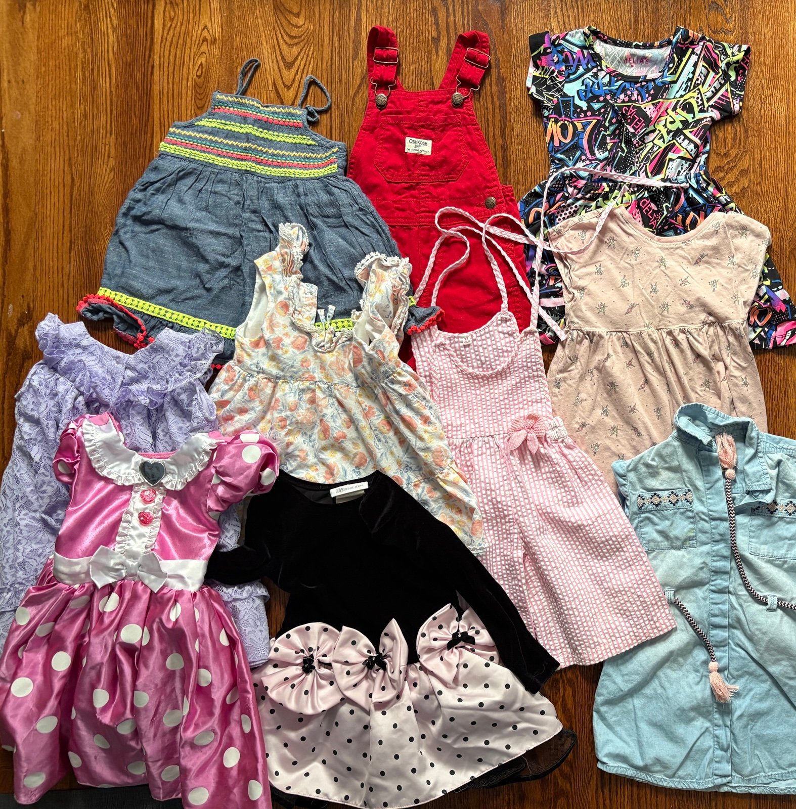 Girl clothes dress romper bundle lot